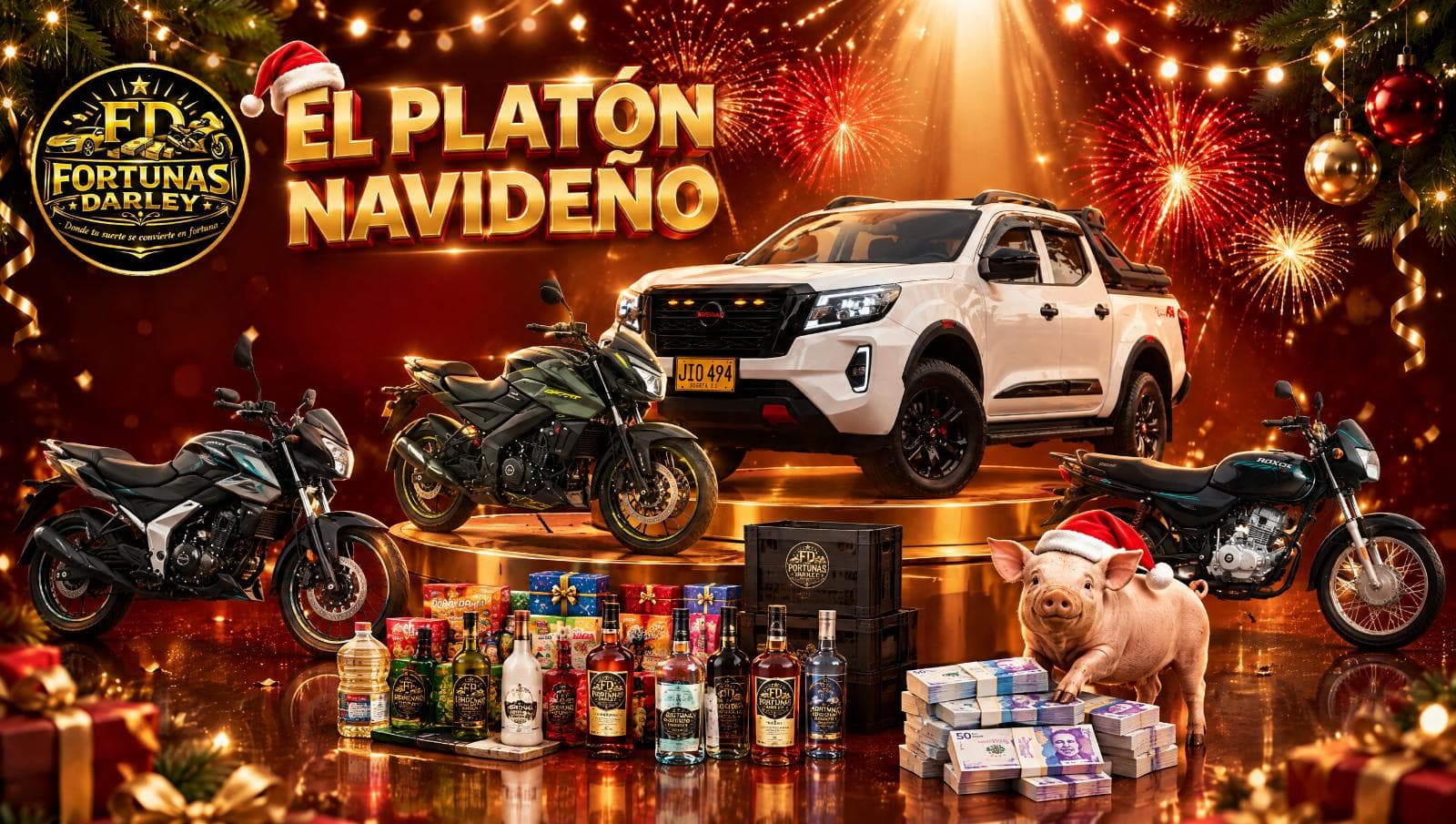 Fortunas Darley — El Platón Navideño